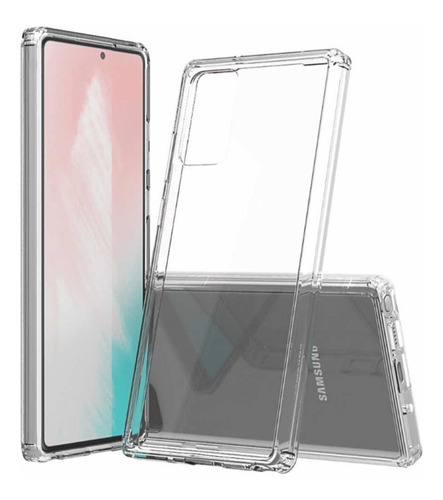 Estuche Funda Forro Para Samsung Note 20 Transparente Rígido