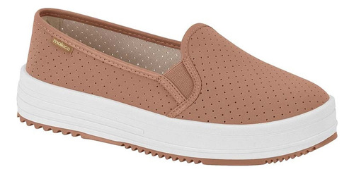 Tenis Feminino Moleca 5782.100 Moda Slip-on Sem Cadarço