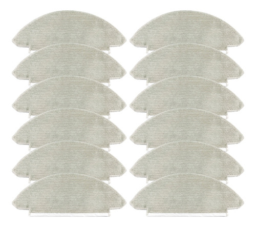 12 Paños Lavables Para Robot Aspirador Viomi Alpha 2 Pro