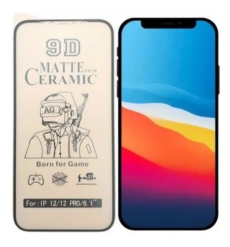 Vidrio Ceramico Flexible Irrompible Matte Antihuella iPhone