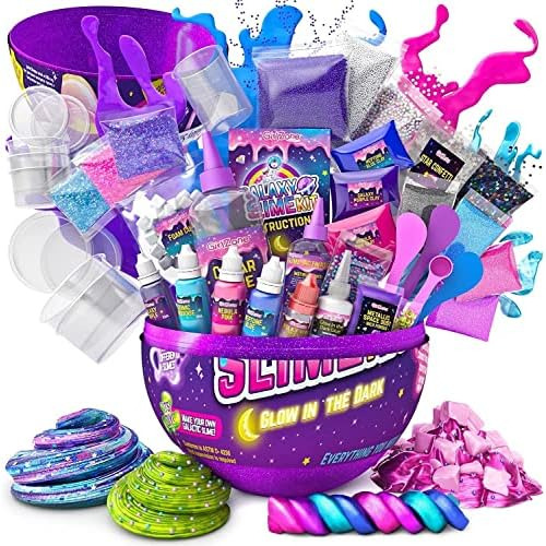 Egg Surprise Galaxy Slime Kit Niñas Mide 9 5 Pulgadas ...