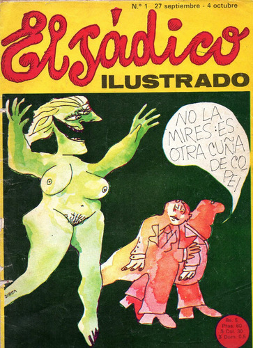 Revista El Sadico Ilustrado Ejemplar 1 Leon Zapata