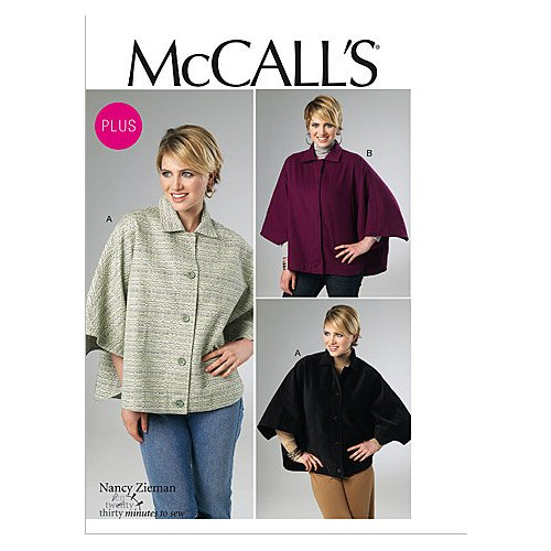 Mccall 's Patterns Talla Cabo Mujer Tamaño Rr