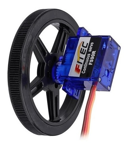 Mini Servo Servomotor Fs90r Fitec Original Robotica Arduino