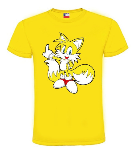 Polera Sonic Miles Tails  Prower Niñ@s/ Adultos