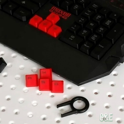 Teclado Gamer Retroiluminado Rgb Anti Ghosting Maxell