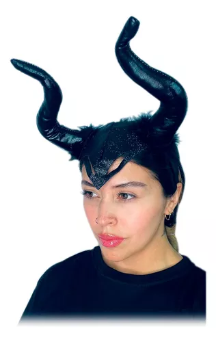 Cuernos Maléfica / Cachos Malefica Gorro Halloween