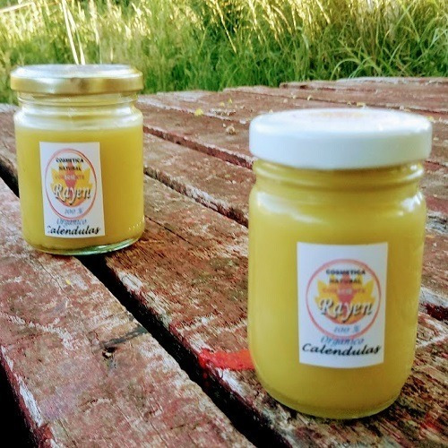 Crema De Caléndulas Rayen 500g Pote Pvc Hipoalergénica Calendulas