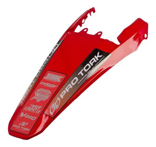 Kit Colin +cubrepuños + Guardabarro Universal Rojo Protork