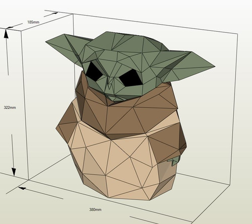 Baby Yoda Papercraft Pdf Star Wars 74