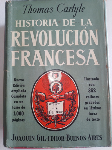 Historia De La Revolucion Francesa Libro Usado 1a Edicion 