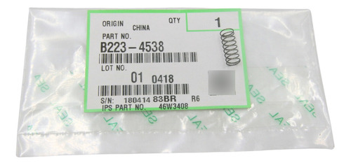 Resorte De Compresión Ricoh Mp C3002 Original B2234538