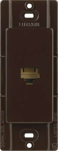 Lutron Ca-pj-br - Conector Para Telefono, Color Marron