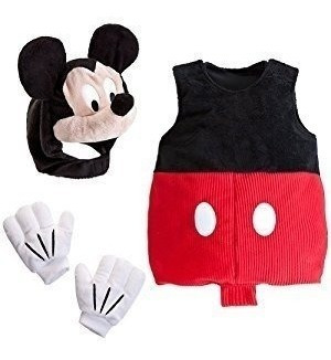 Disfraz Enterizo Mickey Mouse Bebe Talla 6-12  Disney Store