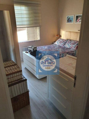 Imagem 7 de 20 de Apartamento Com 1 Dormitório À Venda, 51 M² Por R$ 380.000,00 - Embaré - Santos/sp - Ap6150