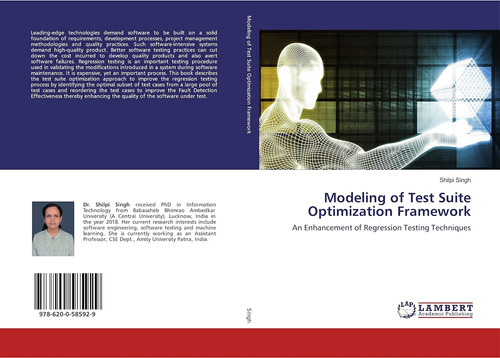 Libro: En Ingles Modeling Of Test Suite Optimization Framew