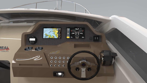 Lancha Real 34 Cabriolet Com Mercruiser 6.2l 300hp Nova