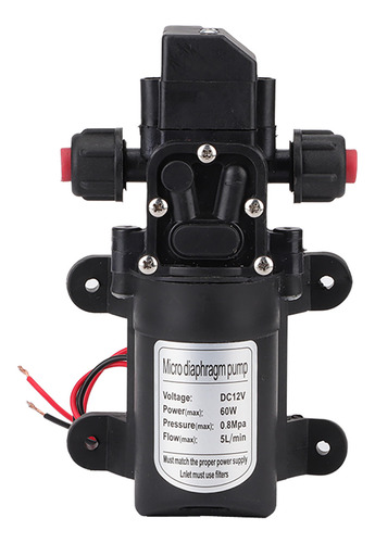 Bomba De Diafragma Dc, 12 V, Agua, Alta Presión, 116 Psi, Au