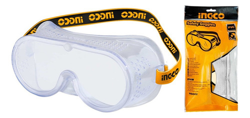 Lentes Gafas De Seguridad Pvc Alto Impacto Ingco Hsg02