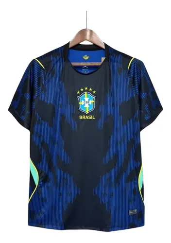 Camisa Seleção Brasileira Azul Copa 2026 Torcedor Lançamento