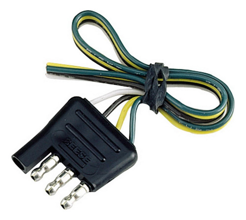 Towpower 74124 Conector De Extremo De Remolque, Plano, 4 Vía