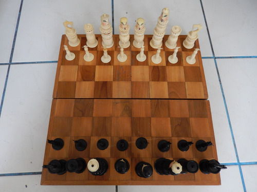 Juego Ajedrez Completo Vintage (Usado)