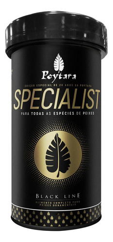 Ração Poytara Black Line Specialist 80g Água Doce E Salgada