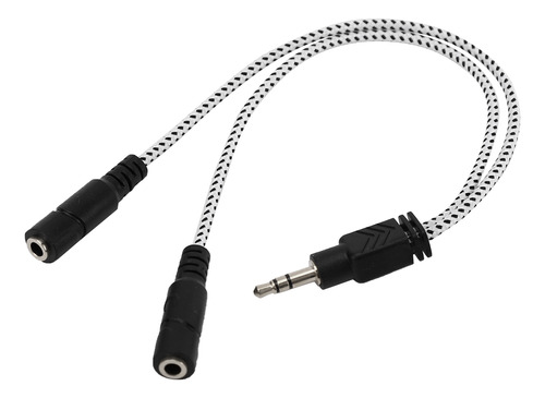 Cable De Audio Para Parejas 1 En 2 De 3,5 Mm, Auriculares He