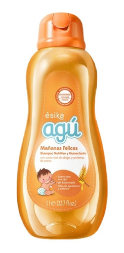 Shampoo Agu Mañanas Felices Miel Y Avena Esika Original