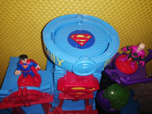 Dc Super Friends Imaginext Superman Vs Lex Luthor Y Set (Usado)