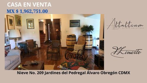 Casa En Venta En Jardines Del Pedregal Cdmx I Vl11-di-013