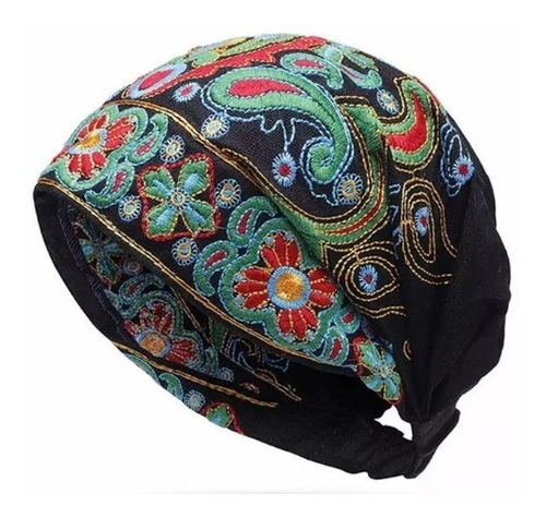 Sombrero Floral Bordado, Gorro Mujer, Beanie, Chullo,bandana