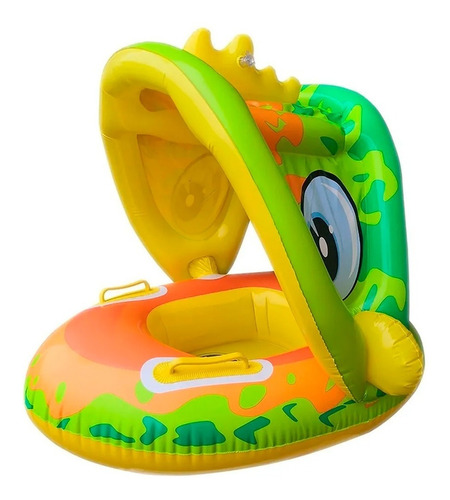 Flotador Bebés Camaleon Techo Sombrilla Piscina Original