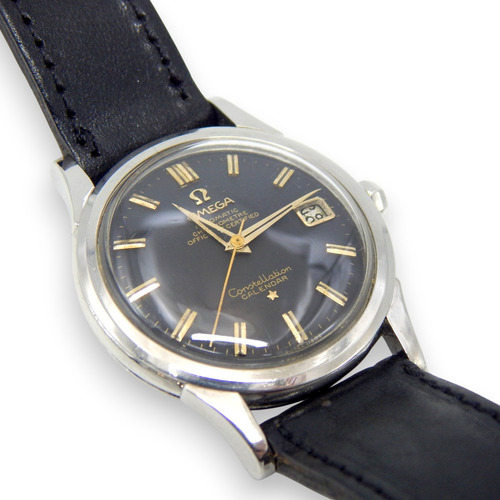 Reloj Omega Constellation Calendar Ref 2943 Cal 504 35 Mm Negro Plateado Negro (Usado)