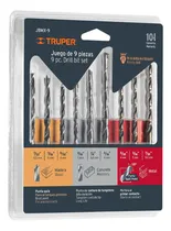 Comprar Juego Brocas Hss Metal\u002Fmadera\u002Fconcreto 9 Pzas Truper 11339
