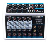Comprar Venetian U6 Consola Mixer 6 Canales Con Interface Usb Mp3