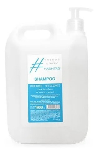 Shampoo Hashtag Nov Purificante Revitalizante X 1900 Ml