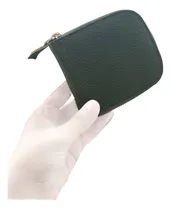 Comprar Billetera Pocket Cuero Ecológico Verde Musgo Verde Musgo Liso