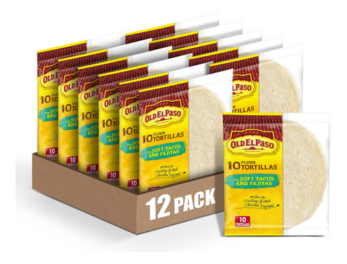 Old El Paso Tortillas De Harina, Para Tacos Suaves Y Fajitas