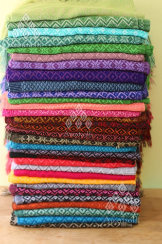 Lote 25 Rebozos Chales Pashminas Artesanales Mexicanos