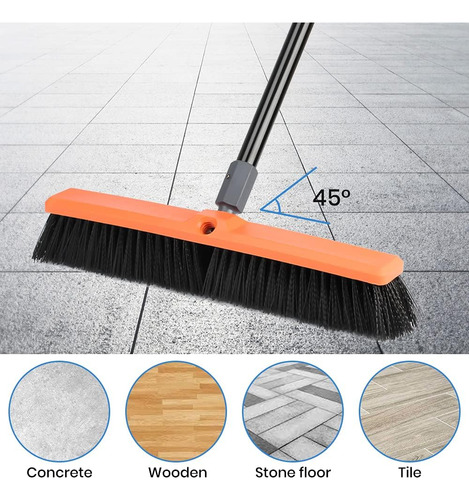 Juego Combinado De Escoba Con Recogedor Y Escoba Resistente