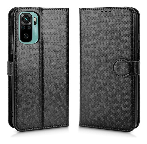 Funda Para Xiaomi Redmi Note 10 4g Cierre Magnético De Cuero