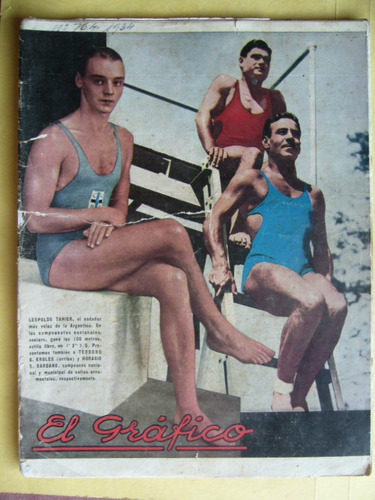 El Gráfico 764 / 1934 Amistoso Boca San Lorenzo Gran Premio