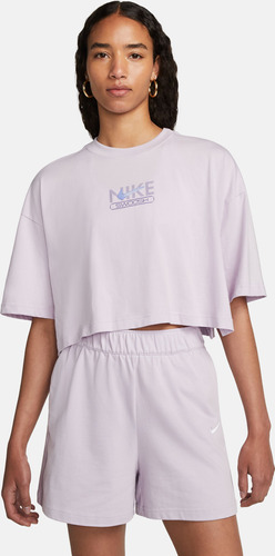 Dr5624-530 Nike Camiseta Manga Corta Mujer W Nsw Swsh Gx Mod
