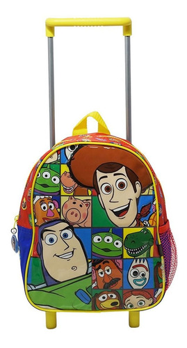 Mochila Escolar Con Carro Toy Story 12  Chica Ideal Jardin