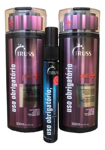 Plus Mais Shampoo Condic 300ml + Uso Obrigatório 30ml Truss