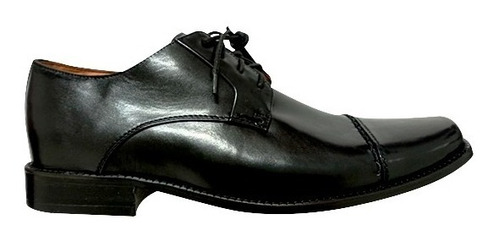 Zapato Caballero Negro Becerro 6125 Jeff De Luis