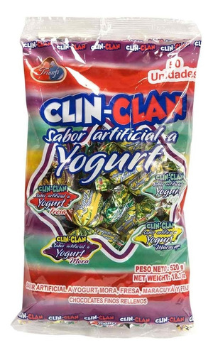 Chocolates Clin Clan Yogurt - Bolsa X 50 Und