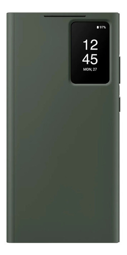 Case Galaxy S23 Ultra S-view Flip Cover Original Verde
