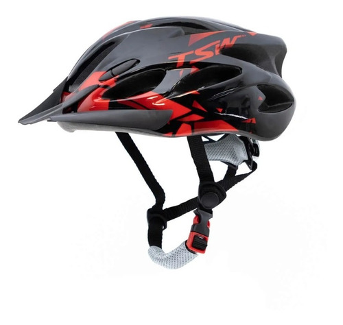 Capacete Mtb Speed Ciclismo Tsw Raptor 2  Led Traseiro  M